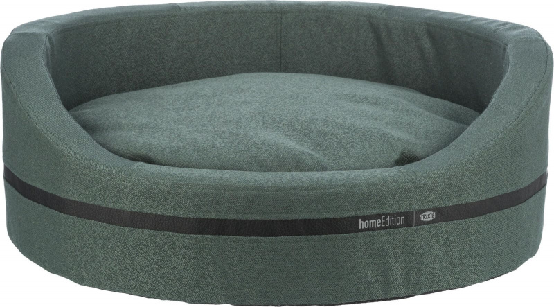 Bett CityStyle oval 65 × 55 cm dunkelgrün